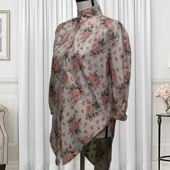 Vintage AVECMOI Button Down Shirt - Picture 1 of 7